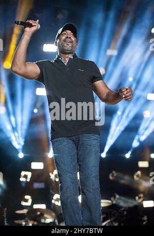 Darius Rucker performs live on stage during the 2015 CMA Music Festival Performances at LP Field. Stock Photo