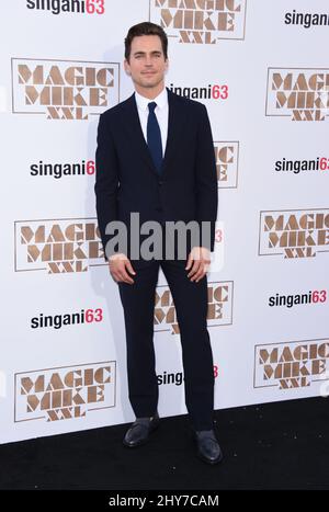 Matt Bomer attending 'Magic Mike XXL' World Premiere held at TCL Chinese Theater in Los Angeles, USA. Stock Photo