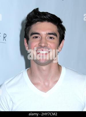 Steve Grand attending Logo's 'Trailblazer Honors' 2015 held at Cathedral of St. John the Divine on June 25, 2015 in Los Angeles, USA. Stock Photo