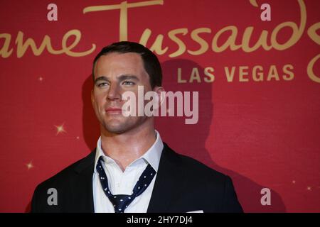 Channing Tatum Wax Figure by Madame Tussauds is unveiled at MAGIC MIKE XXL Screening at AMC Town Square Theatres in Las Vegas, USA. Stock Photo