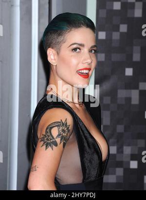 Halsey arriving on the red carpet at the 2019 MTV Video Music Awards held  at the Prudential Center in Newark, New Jersey on August 26, 2019. (Photo  by Anthony Behar/Sipa USA Stock