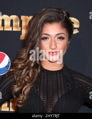 Raquel Castro attends the Empire season two premiere on Saturday, Sept
