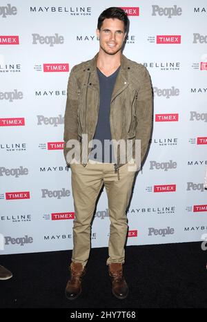 Robbie Amell attends the Third Annual People Magazine 'Ones To Watch' Party held at Ysabel on Wednesday, Sept. 16, 2015, in West Hollywood, Calif. Stock Photo