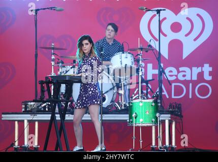 Echosmith iHeartRadio Music Festival Village held at the MGM Resorts Village Stock Photo