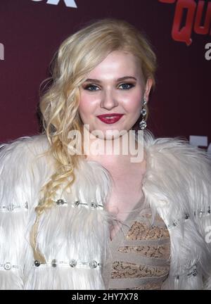 September 21, 2015 Los Angeles, Ca. Abigail Breslin Scream Queens season one premiere screening and party held at 'KKT House' at the Wilshire Ebell Theatre Stock Photo