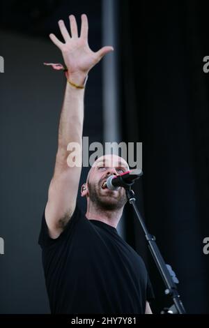 Sam Harris of X Ambassadors during day 1 of the Life Is Beautiful Festival in Las Vegas, Nevada. Stock Photo