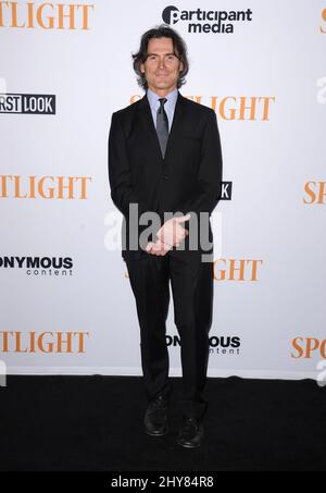 Billy Crudup arriving for the Spotlight Spotlight premiere held at DGA Theater, Los Angeles. Stock Photo