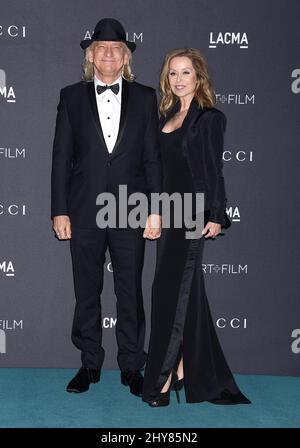 Joe Walsh and Marjorie Bach attends LACMA 2015 Art+Film Gala honoring James Turrell and Alejandro G Inarritu at LACMA on November 7, 2015 in Los Angeles, CA, USA. Stock Photo