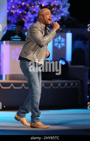 Darius Rucker on stage at the 49th annual CMA Awards at the Bridgestone Arena on Wednesday, Nov. 4, 2015, in Nashville, Tenn. Stock Photo
