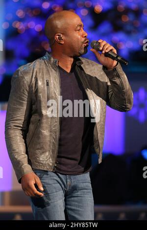 Darius Rucker on stage at the 49th annual CMA Awards at the Bridgestone Arena on Wednesday, Nov. 4, 2015, in Nashville, Tenn. Stock Photo