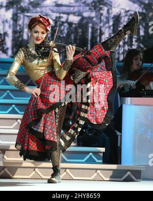 Lindsey Stirling CMA Country Christmas held at the Grand Ole Opry House Stock Photo