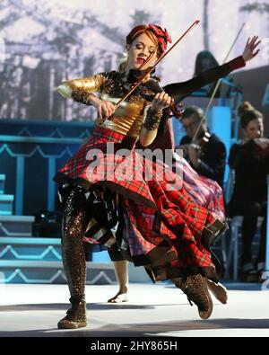 Lindsey Stirling CMA Country Christmas held at the Grand Ole Opry House Stock Photo