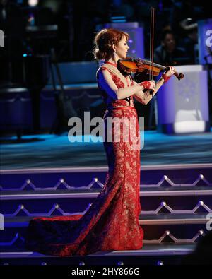 Lindsey Stirling CMA Country Christmas held at the Grand Ole Opry House Stock Photo