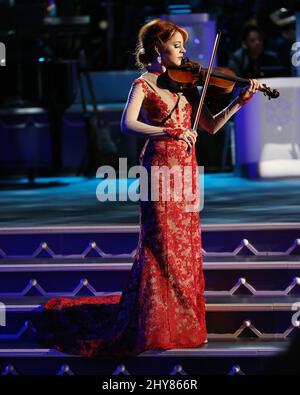 Lindsey Stirling CMA Country Christmas held at the Grand Ole Opry House Stock Photo