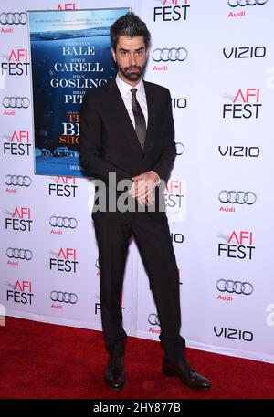 Hamish Linklater attending the AFI Fest 2015 Closing Gala: 'The Big Short' World Premiere held at the Chinese Theatre. Stock Photo