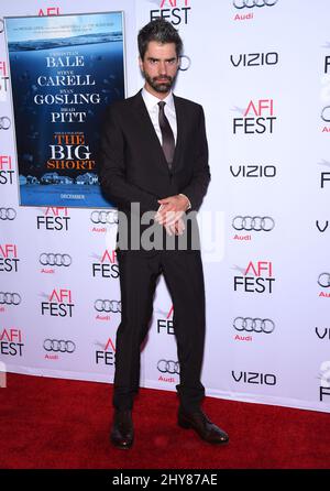 Hamish Linklater attending the AFI Fest 2015 Closing Gala: 'The Big Short' World Premiere held at the Chinese Theatre. Stock Photo