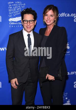 JJ Abrams & Katie McGrath attending the Children's Defense Fund-California 25th Annual 'Beat the Odds' Awards held at the Regent Beverly Wilshire. Stock Photo