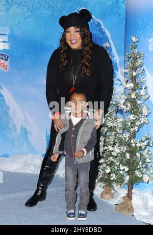 Kym Whitley, Joshua attending Disney On Ice presents 'Frozen' in Los Angeles Stock Photo