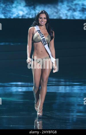 Miss Costa Rica Brenda Castro at the Miss Universe 2015 Press Junket