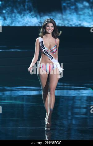 Miss Great Britain, Narissara Nena France takes part in the Miss Universe Preliminary Competition, Planet Hollywood Resort & Casino Stock Photo