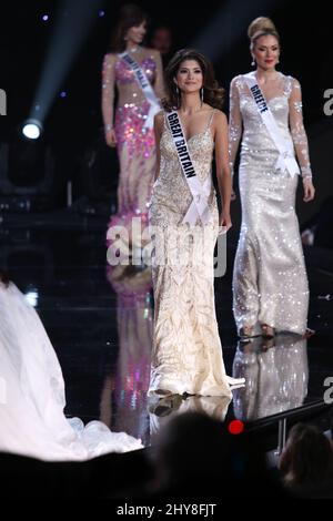 Miss Great Britain, Narissara Nena France takes part in the Miss Universe Preliminary Competition, Planet Hollywood Resort & Casino Stock Photo