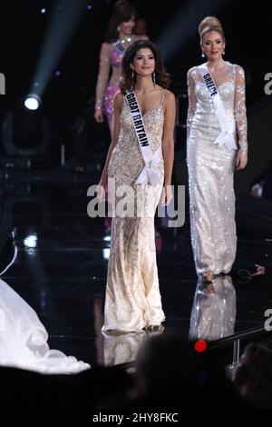 Miss Great Britain, Narissara Nena France takes part in the Miss Universe Preliminary Competition, Planet Hollywood Resort & Casino Stock Photo