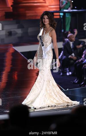 Miss Great Britain, Narissara Nena France takes part in the Miss Universe Preliminary Competition, Planet Hollywood Resort & Casino Stock Photo