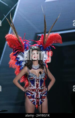 Miss Great Britain, Narissara Nena France participates in the 2015 Miss Universe National National Costume Show, Planet Hollywood Resort & Casino Stock Photo