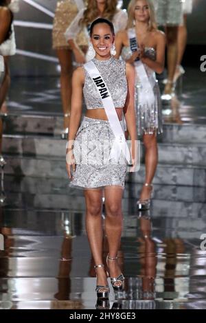 Miss Japan, Ariana Miyamoto during the 2015 MISS UNIVERSE Pageant, Planet Hollywood Resort & Casino Stock Photo