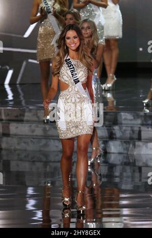 Miss Australia, Monika Radulovic during the 2015 MISS UNIVERSE Pageant, Planet Hollywood Resort & Casino Stock Photo