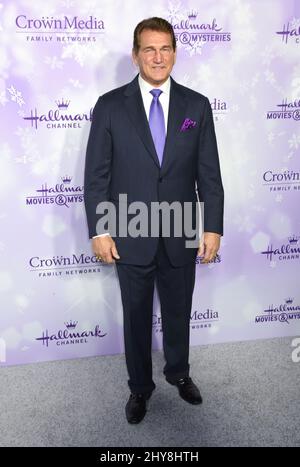 Joe Theismann attending the Hallmark Channel and Hallmark Movies and Mysteries Winter 2016 Television Critics Association Press Tour Event held at the Tournament of Roses House in Pasadena, USA. Stock Photo
