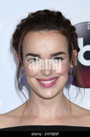 Elizabeth Henstridge arriving to the Disney ABC TCA Winter Press Tour