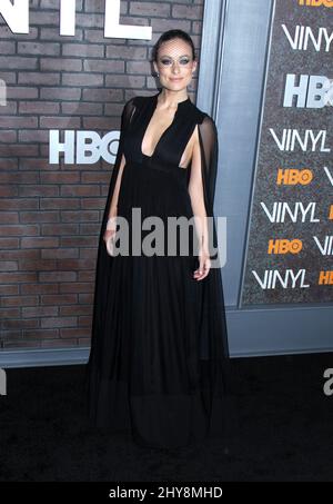 Olivia Wilde attending the "Vinyl" New York Premiere - Held at the