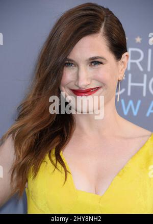 Kathryn Hahn attends the 21st Annual Critics' Choice Awards held at Barker Hanger at the Santa Monica Airport Stock Photo