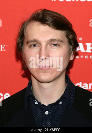 Paul Dano during the Swiss Army Man Premiere at the Sundance Film Festival 2016, The Eccles Theatre in Park City Utah, USA. Stock Photo