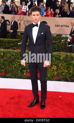 Eddie Redmayne Arrives At The 22nd Annual Screen Actors Guild Awards At 