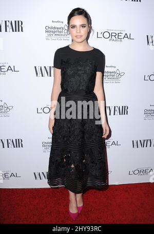 Bailee Madison attending a DJ Night hosted by Vanity Fair, L'Oreal Paris, & Hailee Steinfeld at the Palihouse Holloway in Los Angeles, California. Stock Photo