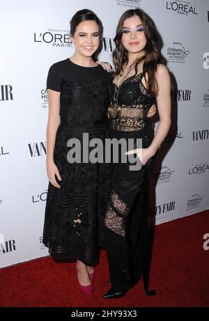 Bailee Madison, Hailee Steinfeld attending a DJ Night hosted by Vanity Fair, L'Oreal Paris, & Hailee Steinfeld at the Palihouse Holloway in Los Angeles, California. Stock Photo