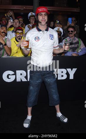 Sacha Baron Cohen attends 'The Brothers Grimsby' Los Angeles Premiere held at the Village Theatre. Stock Photo