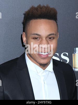 Rotimi attending the 'Allegiant' New York Premiere at AMC Loews Lincoln Square 13 on March 14, 2016. Stock Photo