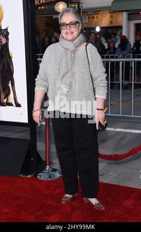 March 28, 2016 Westwood, CA Kathy Bates 'The Boss' World Premiere held at the Village Theatre. Stock Photo