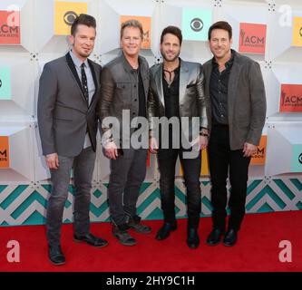 Parmalee attending the 51st Annual Academy of Country Music Awards held at the MGM Grand Garden Arena Stock Photo