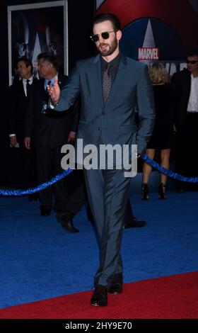 Chris Evans attending 'Captain America Civil War' World Premiere held at the Dolby Theatre in Los Angeles, USA. Stock Photo