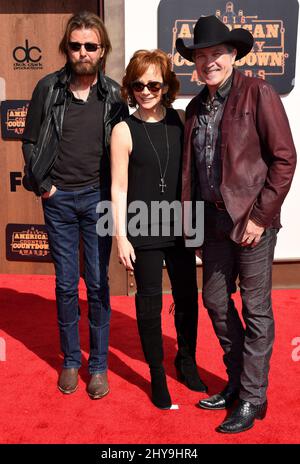 Reba McEntire, Brooks and Dunn attending the 2016 American Country Countdown Awards held at The Forum in Los Angeles, USA. Stock Photo