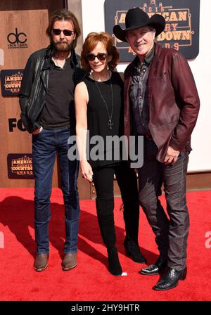 Reba McEntire, Brooks and Dunn attending the 2016 American Country Countdown Awards held at The Forum in Los Angeles, USA. Stock Photo