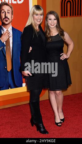 Terri Irwin and Bindi Irwin attending 'The Nice Guys' Los Angeles Premiere held at the TCL Chinese Theatre. Stock Photo