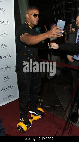 Jamie Foxx attending the JEWEL Nightclub Opening Night at ARIA Resort & Casino Las Vegas, USA. Stock Photo