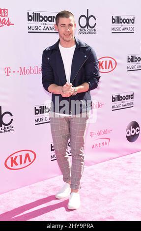 Nick Jonas attending the 2016 Billboard Music Awards in Las Vegas Stock ...