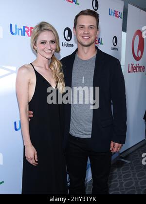 Freddie Stroma & Johanna Braddy attending the UnReal FYC ATAS Event held at the Harmony Gold Theatre in Los Angeles, California. Stock Photo