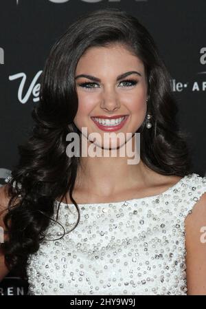 Katherine Haik, Miss Teen USA 2015 attends The 2016 MISS USA Red Carpet, T-Mobile Arena Stock Photo